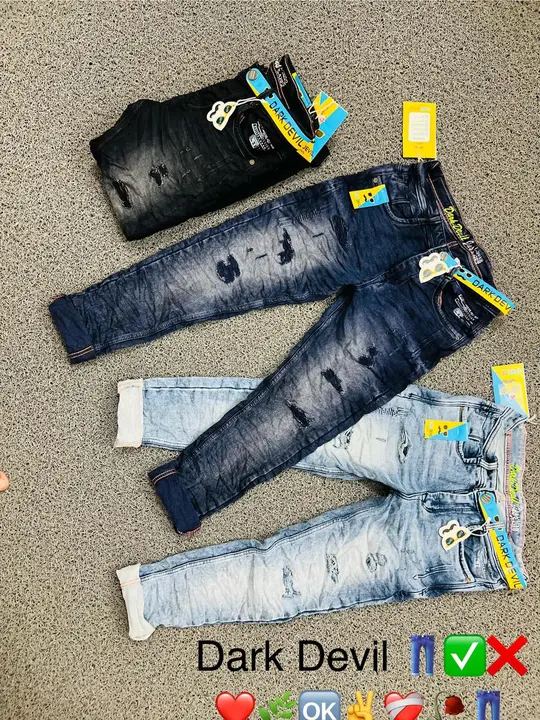 Denim funky jeans uploaded by Sakshi collectuon on 11/21/2023