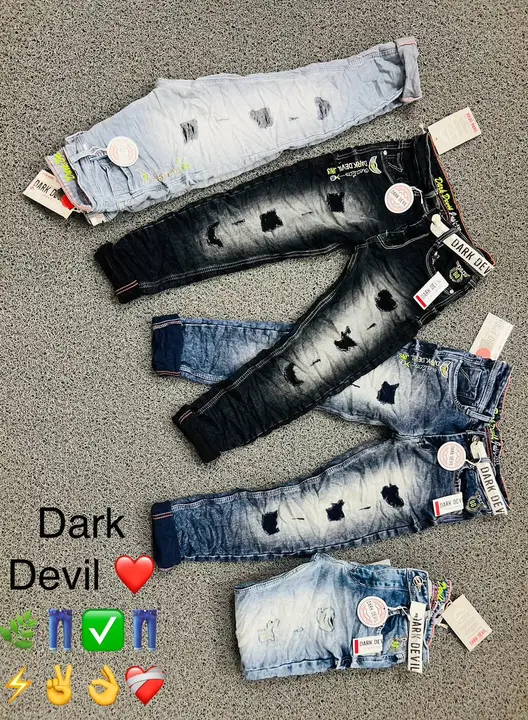 Denim funky jeans uploaded by Sakshi collectuon on 11/21/2023