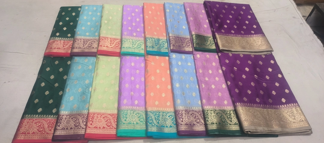 Banaras dyble warm silk sarees  uploaded by Banarasi saree on 11/21/2023