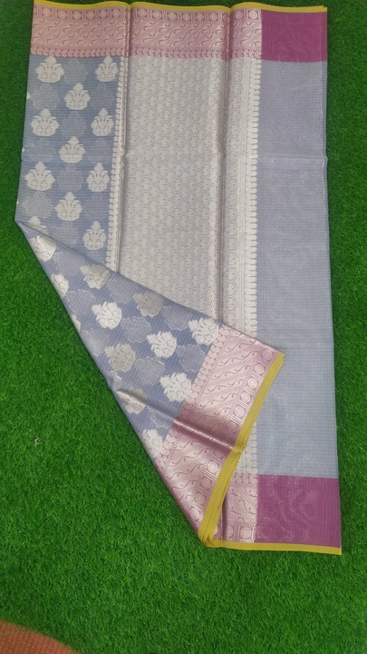 Kota check jakat saree  uploaded by Noor creation on 11/22/2023
