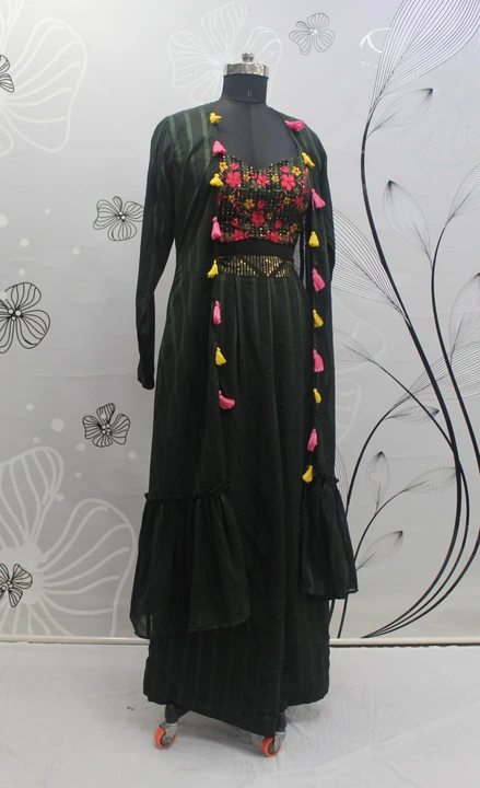 Gown uploaded by Taha fashion from surat on 11/22/2023
