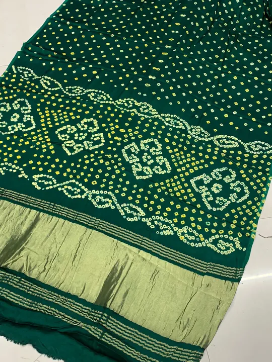 BANDHEJ 
GAJJI SILK 

🌹Price 2300+$🌹

Saree
Gajji silk  fabrics
Print & hand block print
Fancy  ja uploaded by BOKADIYA TEXOFIN on 11/22/2023