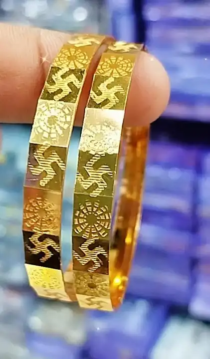 Gokd plated bangles  uploaded by business on 11/22/2023