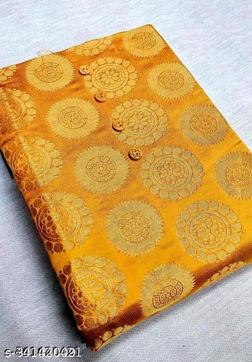 Post image Catalog Name:*Alisha Drishya Kurti Fabrics*
Fabric: Organza
Pattern: Printed
Net Quantity (N): 1
Sizes: 
Free Size (Length Size: 3 m) 