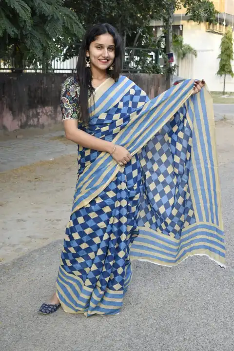 Cotton mulmul sarees  uploaded by The print house  on 11/22/2023