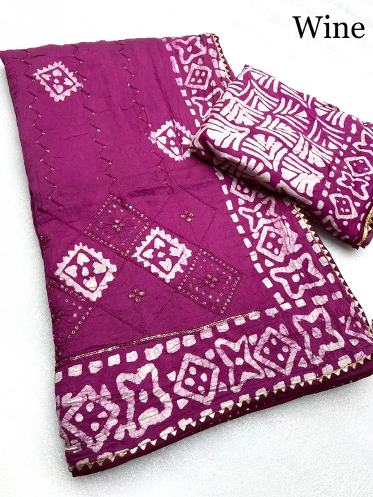 🌺

*new launch- batik print seqance star 🌟*

*fabric- ♾♾
*exclusive latest design in batik print i uploaded by BOKADIYA TEXOFIN on 11/22/2023