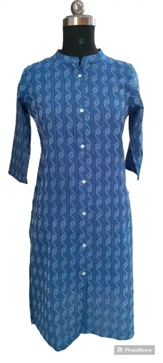 Pure Cotton Collar Neck Kurti with Pocket  uploaded by business on 11/22/2023