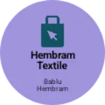 Business logo of Hembram textile