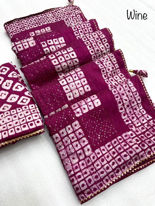 🌺

*new launch- batik print seqance star 🌟*

*fabric- ♾♾
*exclusive latest design in batik print i uploaded by BOKADIYA TEXOFIN on 11/22/2023