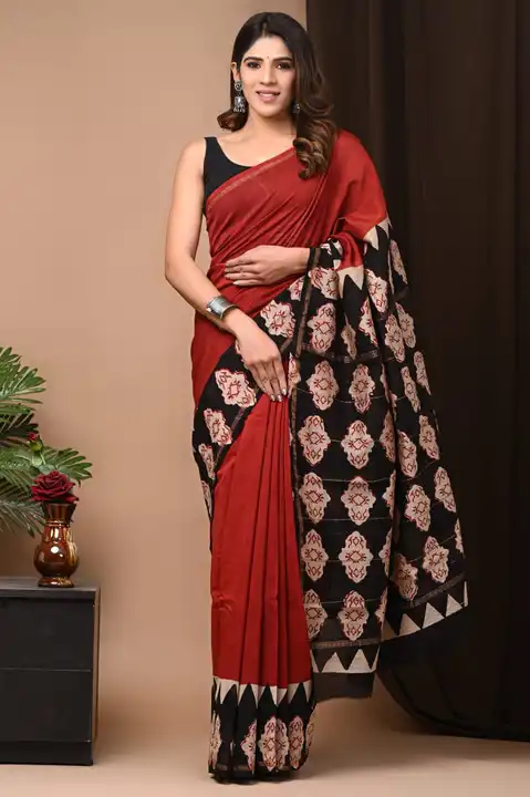 Chanderi saree  uploaded by Indiana Creations  on 11/23/2023