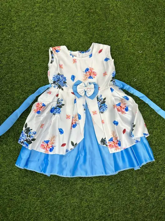 Fancy girls frock 
Fabric mix 
Size 1 years to 7 years 
Quantity 150
*Rate 135* uploaded by business on 11/23/2023