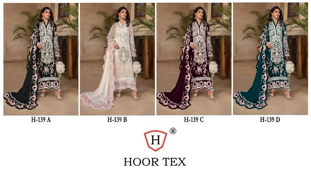 Pakistani Collction hoor tex H-139  uploaded by business on 11/23/2023