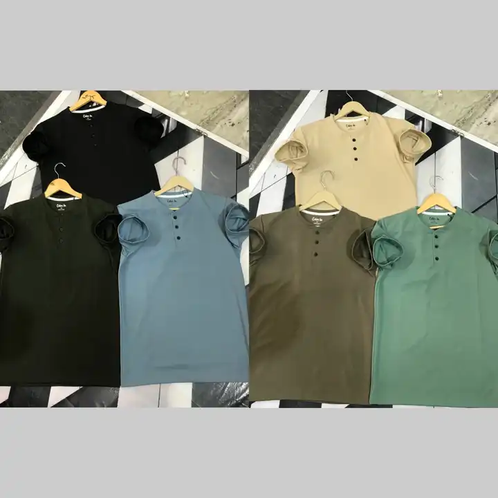 Peanut Lycra 3 Button T-shirt / Cod Available / Starting Price  uploaded by Hindustan Trading Company on 11/23/2023