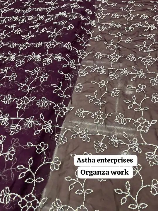 Organza  uploaded by Astha enterprises  on 11/23/2023