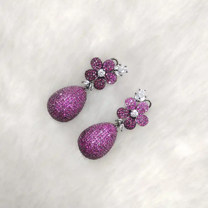 American daimand drop earrings  uploaded by Sb designs on 11/23/2023