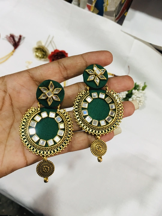 Green necklace set new launch 🚀  uploaded by Shiny diva  on 11/23/2023