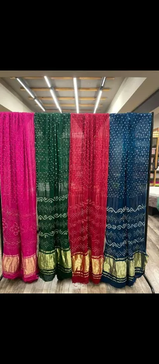Pure gajji silk saree

Make to order only min 5 days 

Rate 2550+$/-  its orignal lagdi patta 

Sare uploaded by business on 11/23/2023