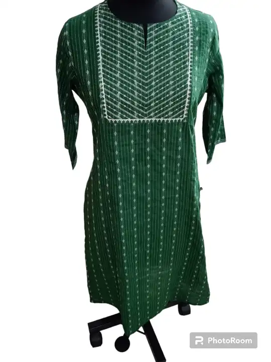 Pure Cotton with Embroidered Kurti  uploaded by business on 11/23/2023