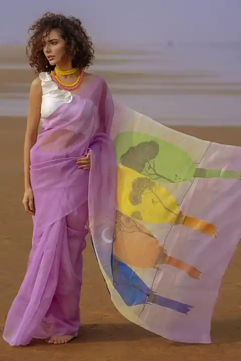 ORGANZA SAREE uploaded by business on 11/23/2023