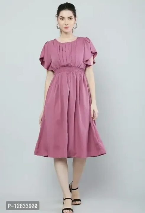Classic Polyester Solid Dresses For Women uploaded by business on 11/24/2023
