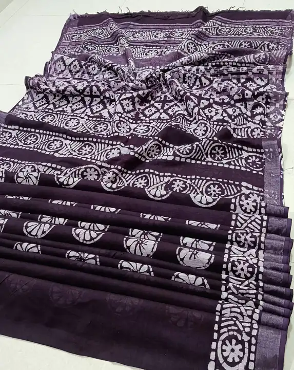 Cotton Linen saree  uploaded by business on 11/24/2023