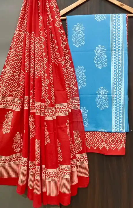 Cotton dupatta suit sets  uploaded by Indiana Creations  on 11/24/2023