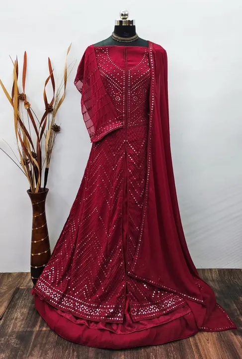 Gown uploaded by Taha fashion from surat on 11/24/2023
