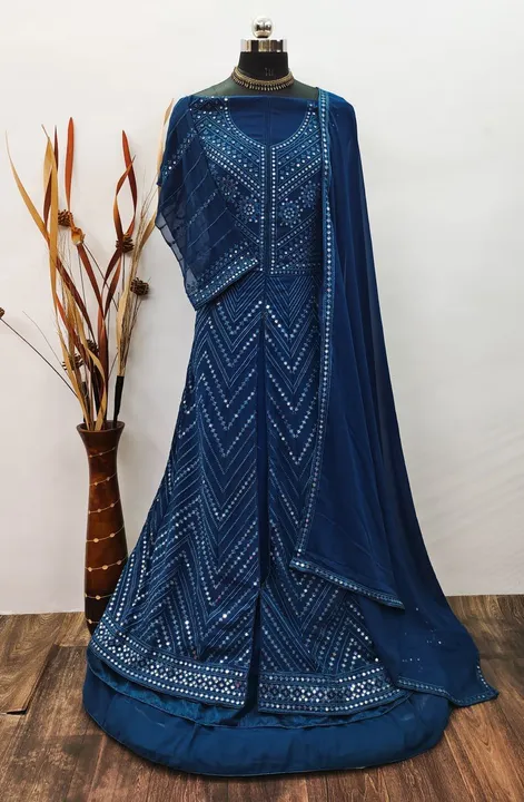 Gown uploaded by Taha fashion from surat on 11/24/2023