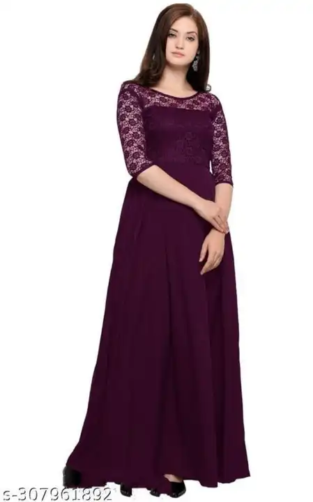 CREPE GOWN uploaded by business on 11/24/2023