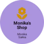 Business logo of Monika's shop