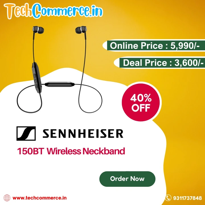 Post image Sennheiser CX 150BT Wireless Bluetooth in Earphone with Mic
Buy now
#Onlineprice Rs.5990/-
#specialoffer only Rs.3600/-
Click to Buy
https://bit.ly/3LCfLKd

#sennheiser #wireless #bluetooth #wirelessbluetooth #wirelessheadphones #wirelessearbuds #earphones #onlineshopping #techgadgets #technology #music #audio #sound #lifestyle #trending #fashion #techdeals