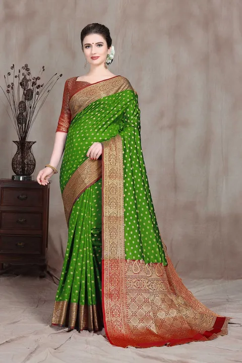 Rich pallu with allover buti design saree  uploaded by DHANANJAY CREATIONS on 11/25/2023