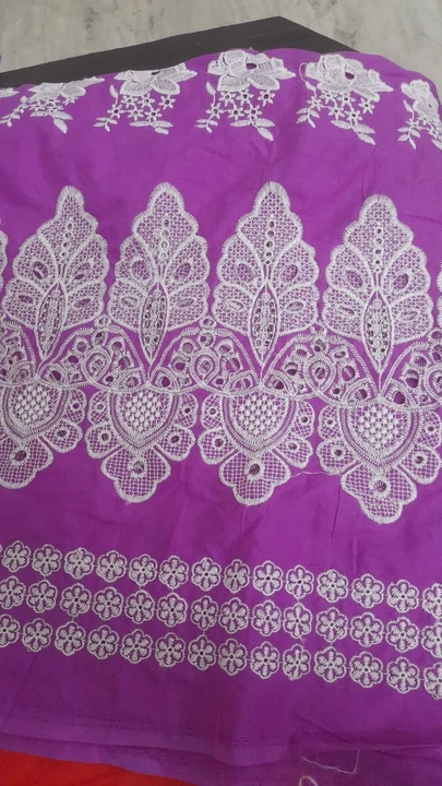 Coloured Embroidery fabric per meter /bada panna uploaded by business on 11/25/2023