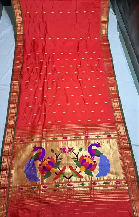 Pure silk paithani  uploaded by business on 11/25/2023