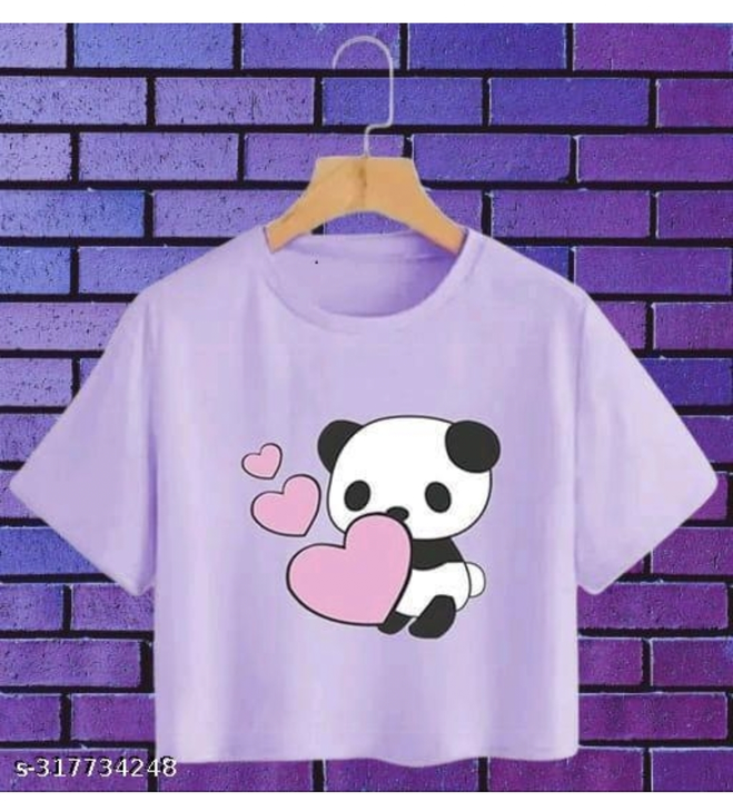 Panda print t shirt levondor collor  uploaded by business on 11/25/2023
