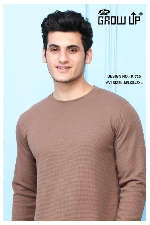GROW UP Men's Knitted Sweatshirt RN-FS  uploaded by Maharashtra trading company on 11/26/2023