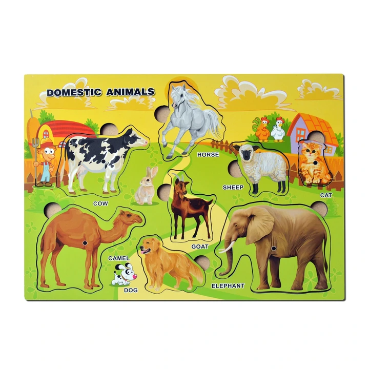 Wooden educational animal puzzle  uploaded by business on 11/26/2023