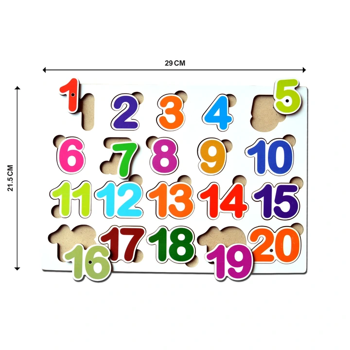 Wooden educational 1- 20 puzzle  uploaded by G K engineers on 11/26/2023