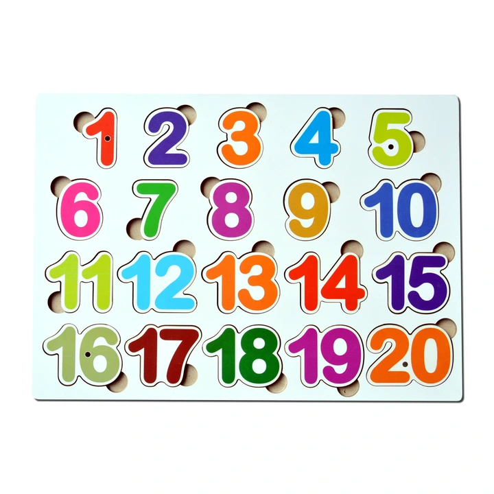 Wooden educational 1- 20 puzzle  uploaded by business on 11/26/2023
