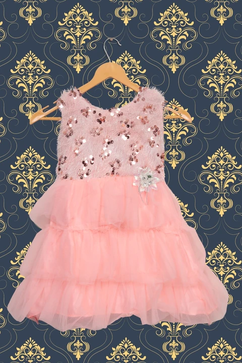 Peach party frock  uploaded by JB FASHION on 11/26/2023