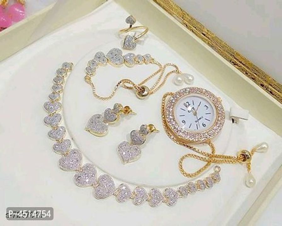 Trendy Designer Alloy Jewellery Set
 uploaded by business on 3/23/2021