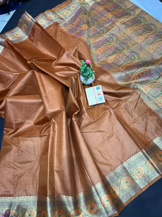 BHAGALPURI TUSSAR BY TUSSAR SAREE uploaded by S.N.COLLECTIONS  on 11/26/2023
