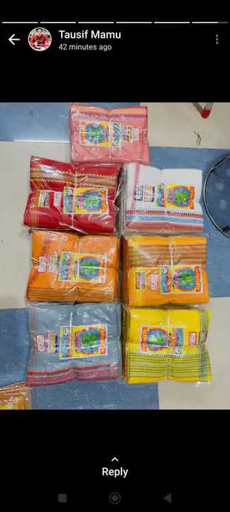 Mix cotton dhoti  4.50 meter uploaded by business on 11/26/2023