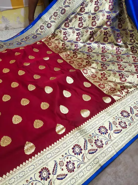 Bridal banarasi katan silk saree uploaded by Ahmad Textile on 11/26/2023