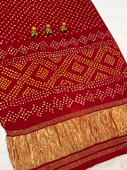 BANDHEJ 
GAJJI SILK 

🌹Price 2599+$🌹

Saree
Gajji silk  fabrics
Print & hand block print
Fancy  ja uploaded by BOKADIYA TEXOFIN on 11/26/2023