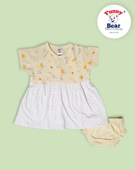 Baby Girl Frock | Baby girl dress wholesale distributors  uploaded by Priya Hosiery  on 11/26/2023