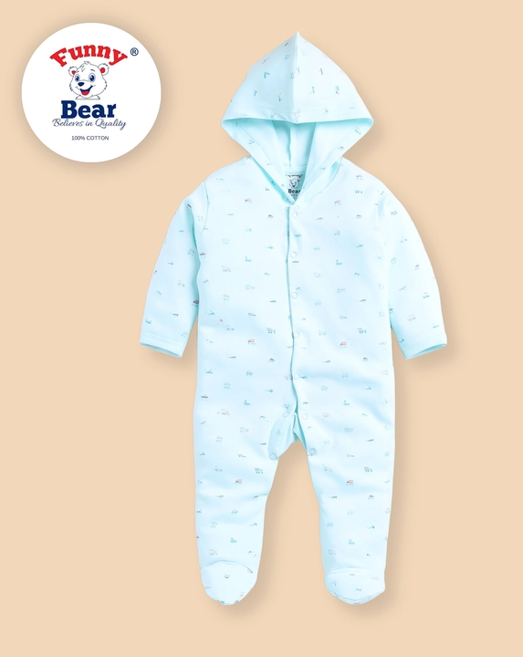  Newborn Baby Romper,  Onesies, bodysuits  |  Funny Bear kids wear manufacturer in kolkata  uploaded by Priya Hosiery  on 11/26/2023