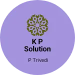 Business logo of K p solution
