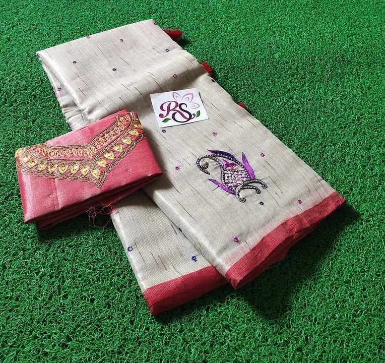 Silver Tissue Sarees uploaded by business on 3/23/2021