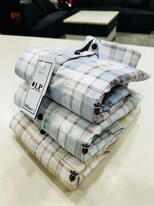LOUIS PHLIPPE CHECK SHIRT uploaded by ZEN FASHION on 11/27/2023